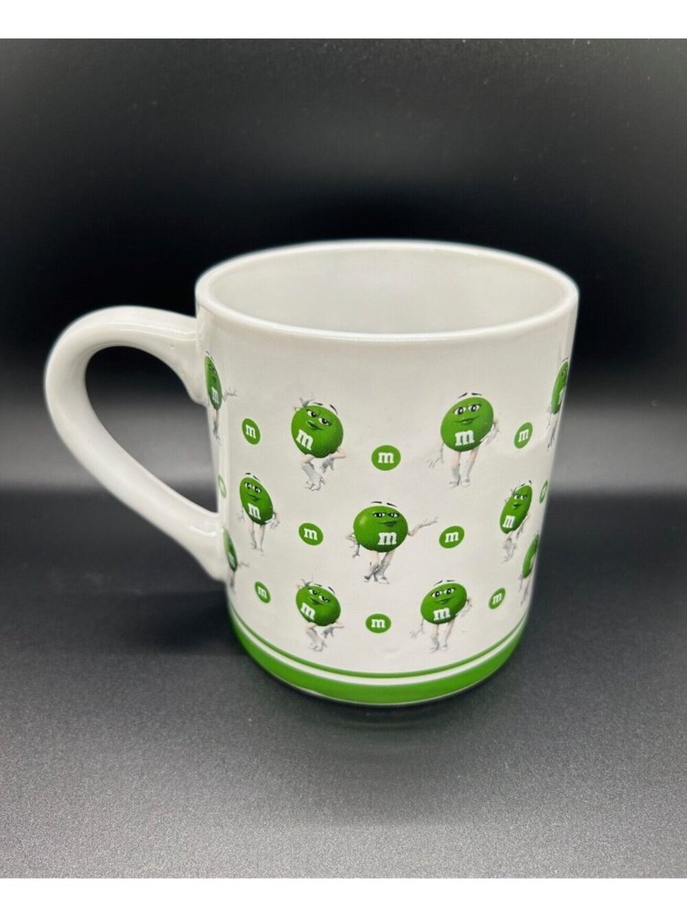 Green M&M Coffee Mug, Ms. Green Coffee Cup Licensed Microwave Dishwasher Safe - Picture 2 of 5